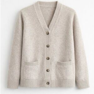 Men’s Uniqlo U Wool Cardigan Natural M